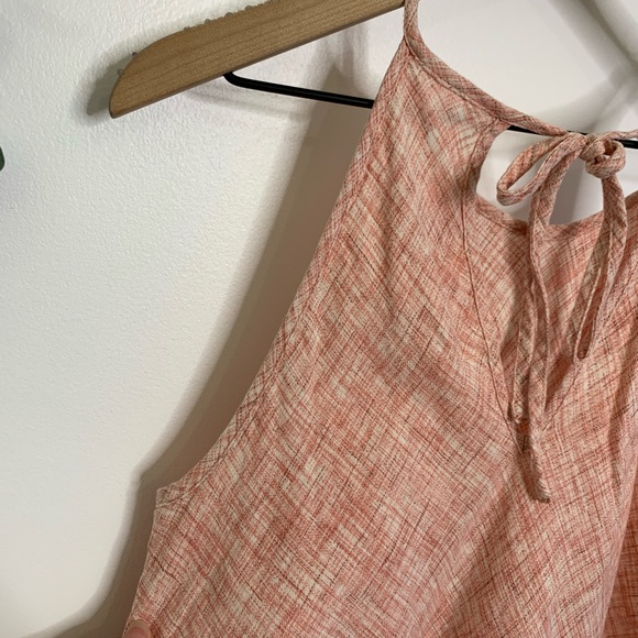 Cloth & Stone pink frayed halter tank top - Picture 7 of 8